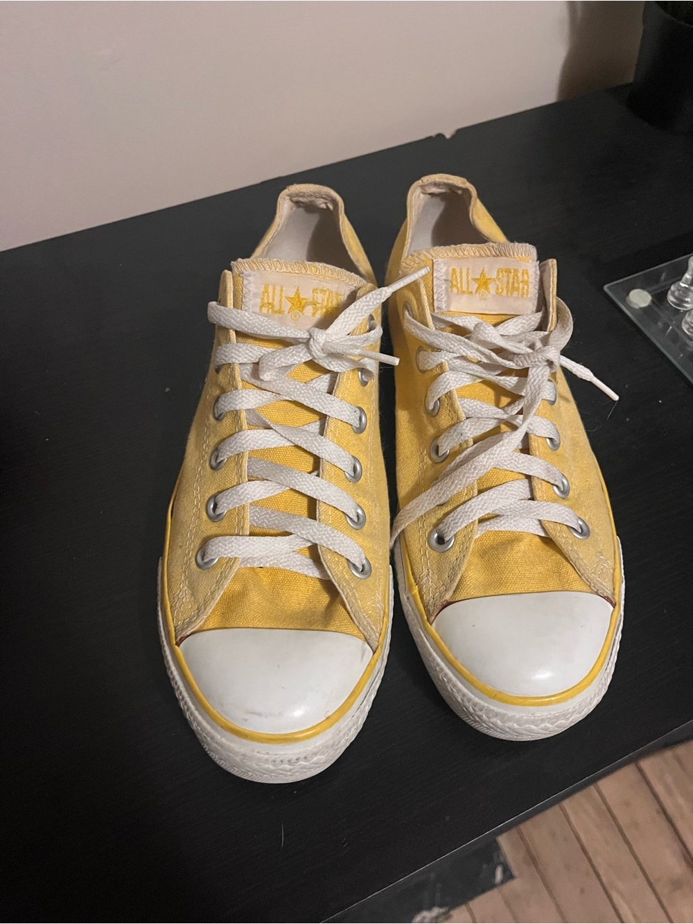 Converse Yellow Low-Top Sneakers
